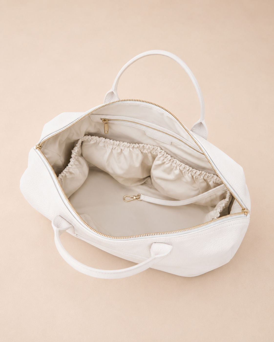 Luxe Mommy Bag - Wit open